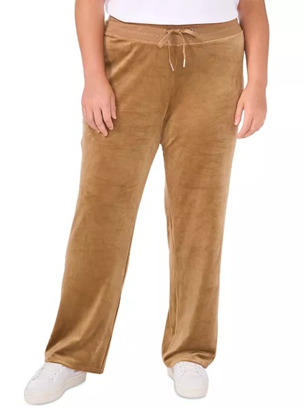 Vince Camuto Plus Size Velour Drawstring Straight Leg Pants Size 3X